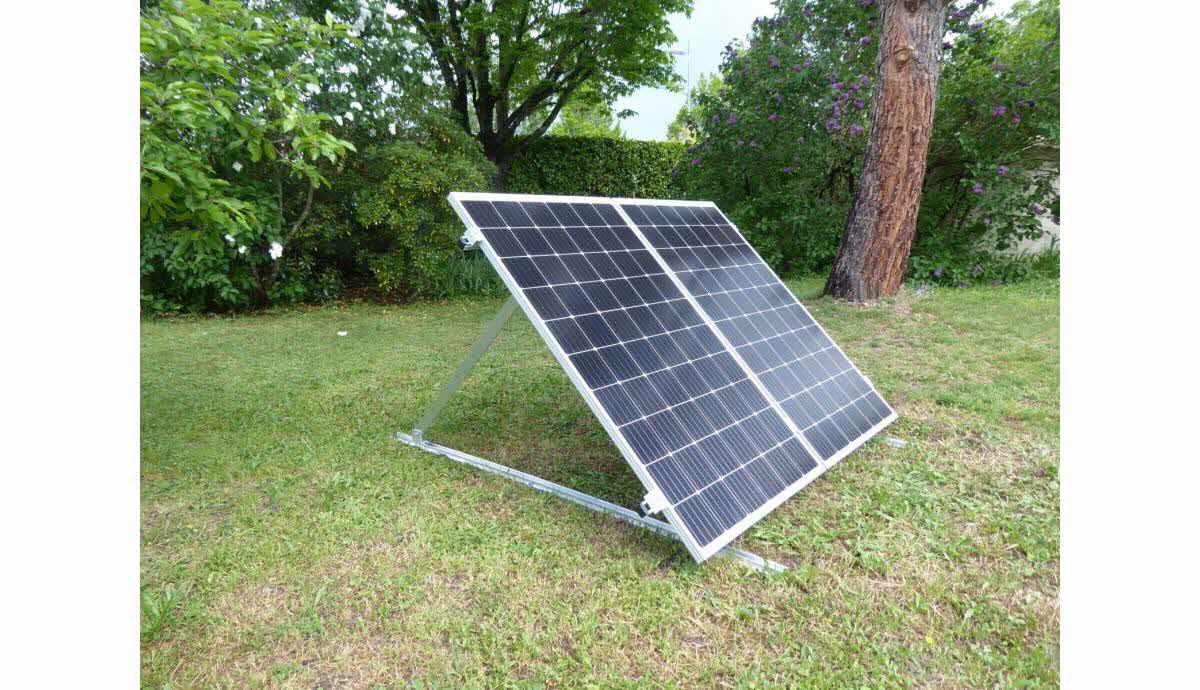 Panneaux photovoltaïques en pose au sol