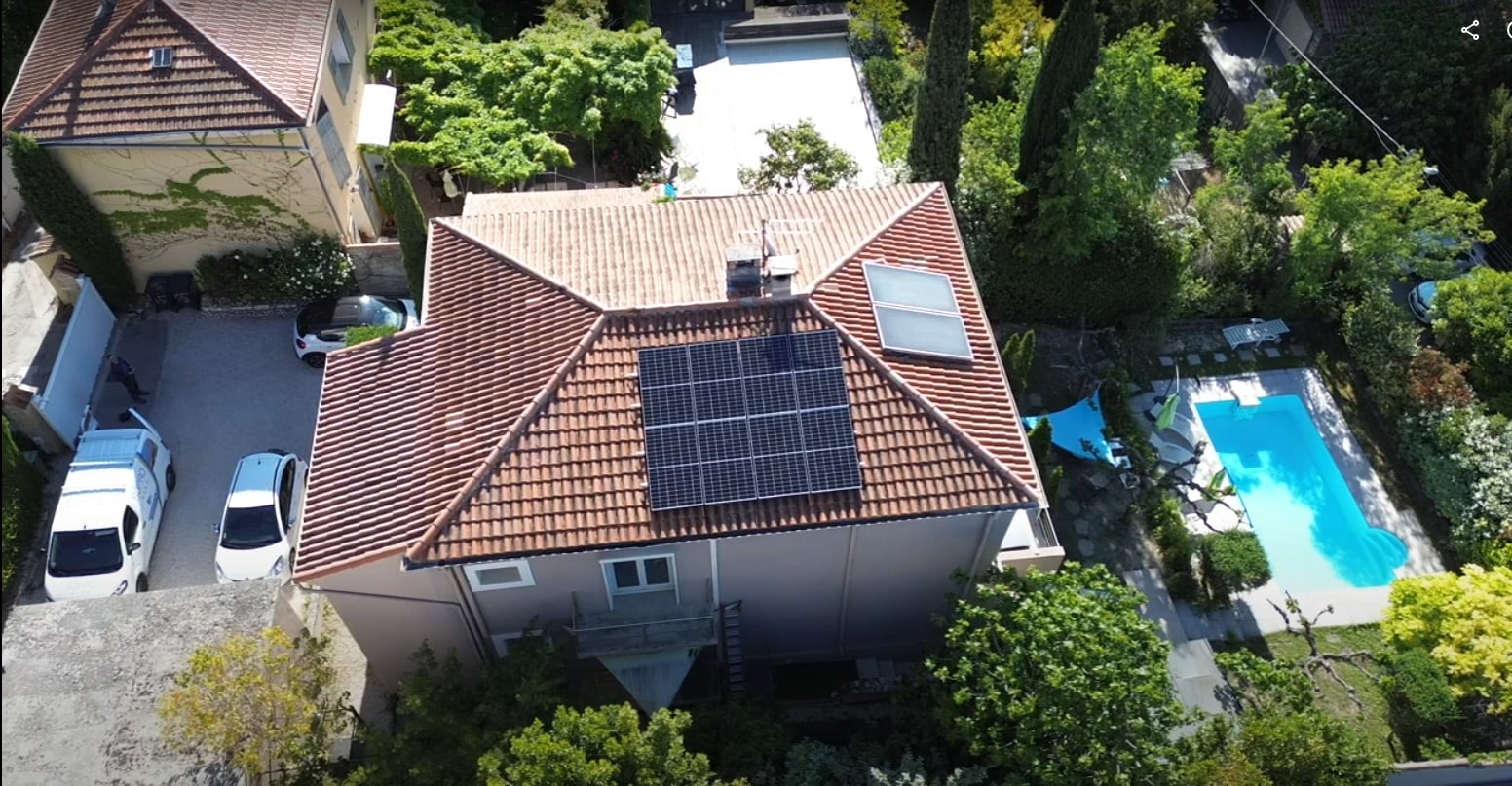 Installation photovoltaïque 3kWc sur Aix en Provence