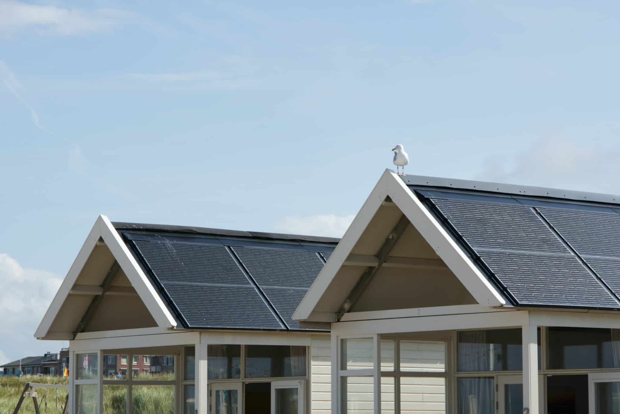 Panneaux solaires sur maison