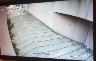 installation de caméra de vidéosurveillance entrée de parking sous terrain pour une résidence a aix en provence