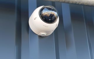 Caméra de sécurité Dahua pour la protection extérieure d'un entrepôt