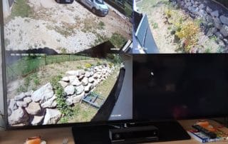 Caméras de vidéosurveillance IR avec vision nocturne pour une villa près d'Aix en Provence