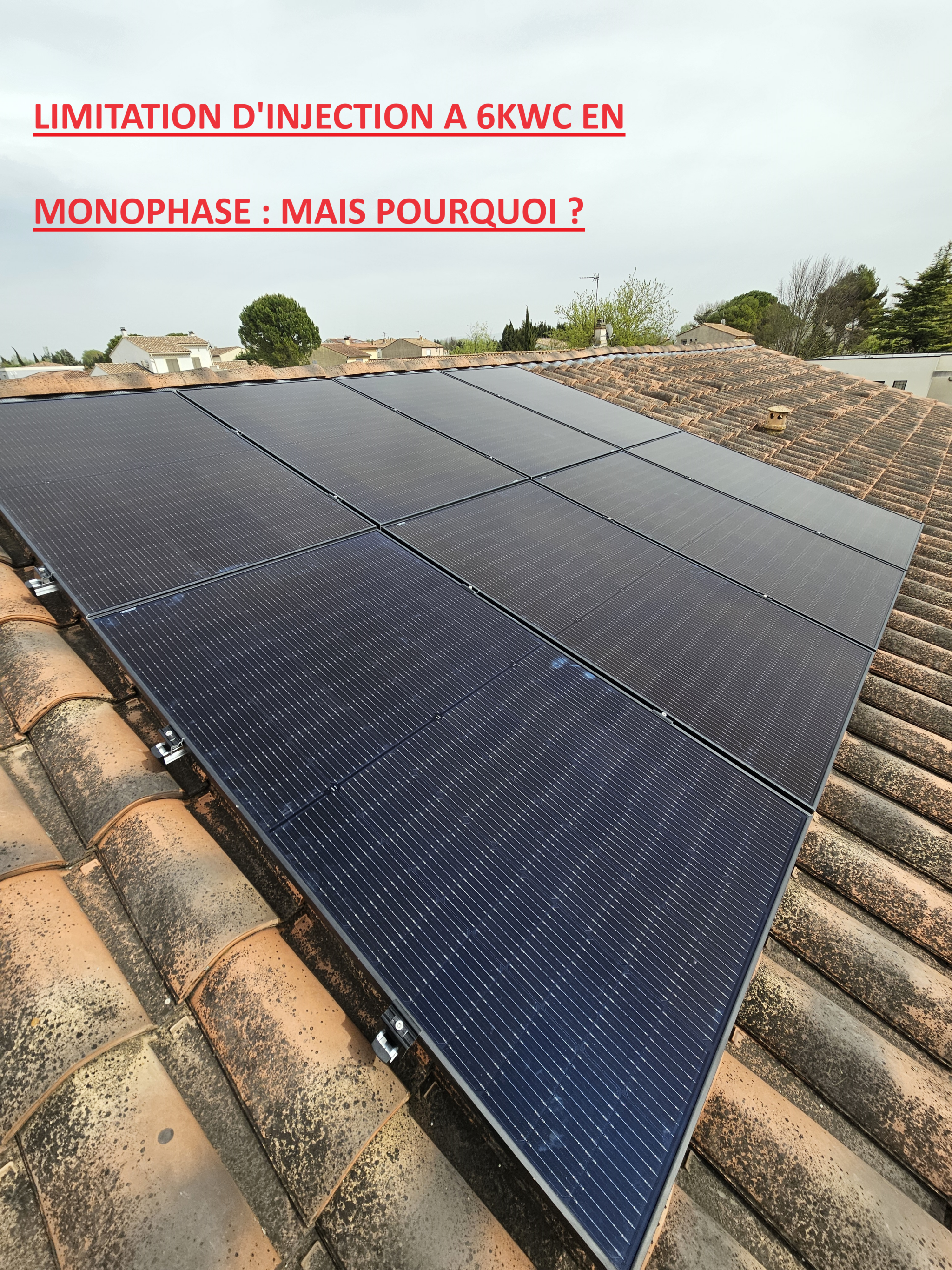 Panneaux photovoltaïques et limite de puissance Aix en Provence