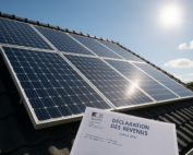 Formulaire de déclaration des revenus des panneaux solaires