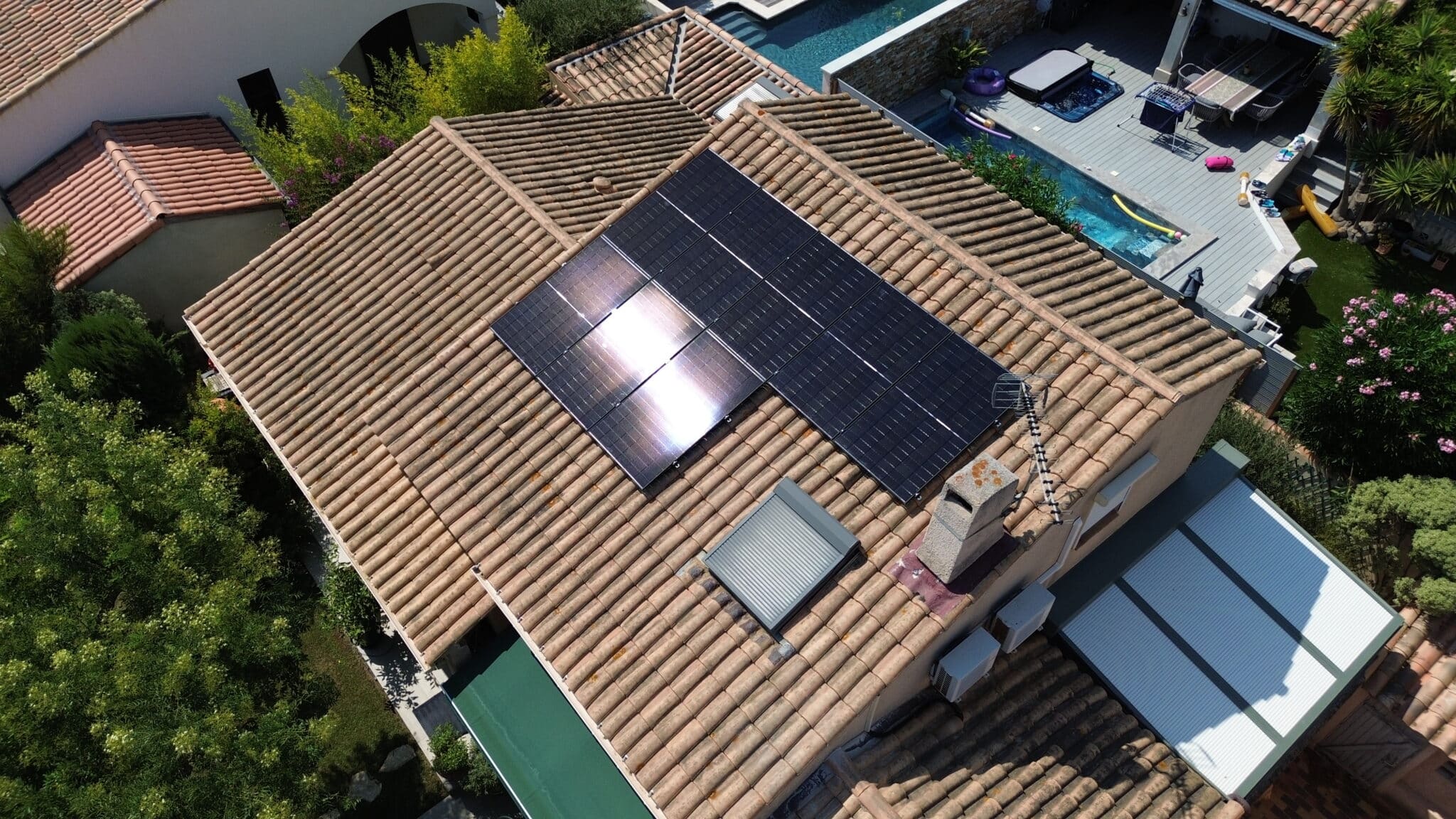 Installation photovoltaïque à Sausset-les-Pins de 4 kWc